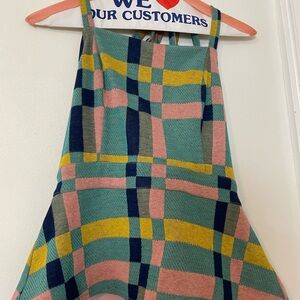 Plaid Sweater halter top